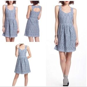 Deletta Silverfield Sweetheart Lace Cut Out Dress​​​​​